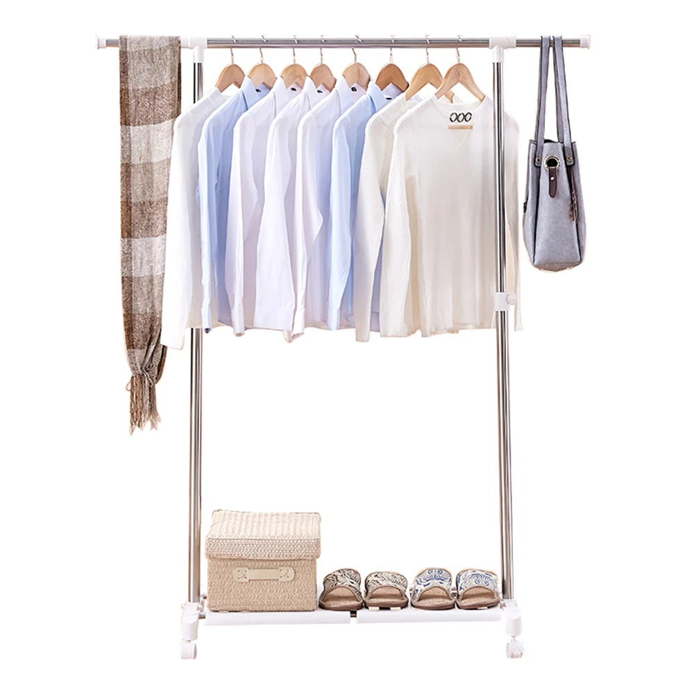 B-LIFE Adjustable 2-Rod Garment Rack Rolling Clothes Organizer Standard Rod for Hanging Clothes Portable
B-LIFE Adjustable 2-Rod Garment Rack Rolling Clothes Organizer Standard Rod for Hanging Clothes Portable