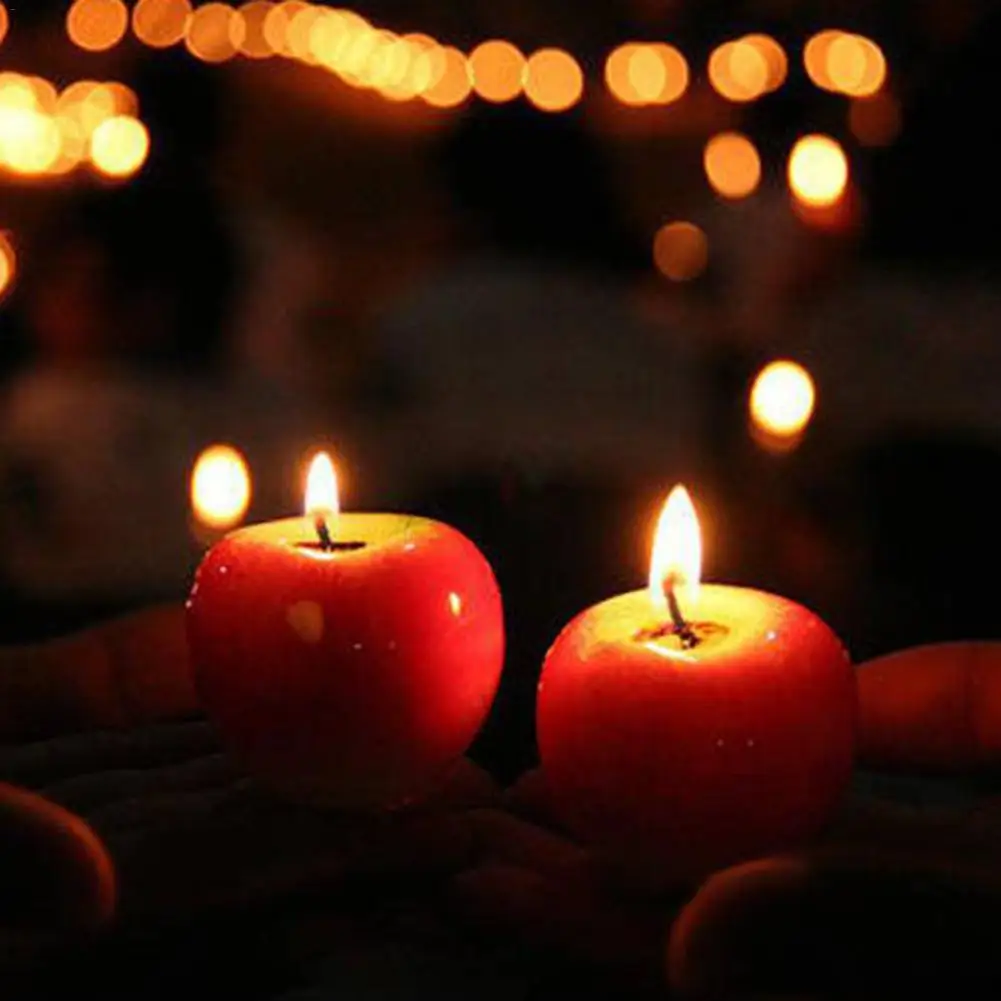 Fruit Apple Shape Candle Christmas Candle Light Smokeless Aromatherapy Candles Lamp For Birthday Wedding Decoration
Fruit Apple Shape Candle Christmas Candle Light Smokeless Aromatherapy Candles Lamp For Birthday Wedding Decoration