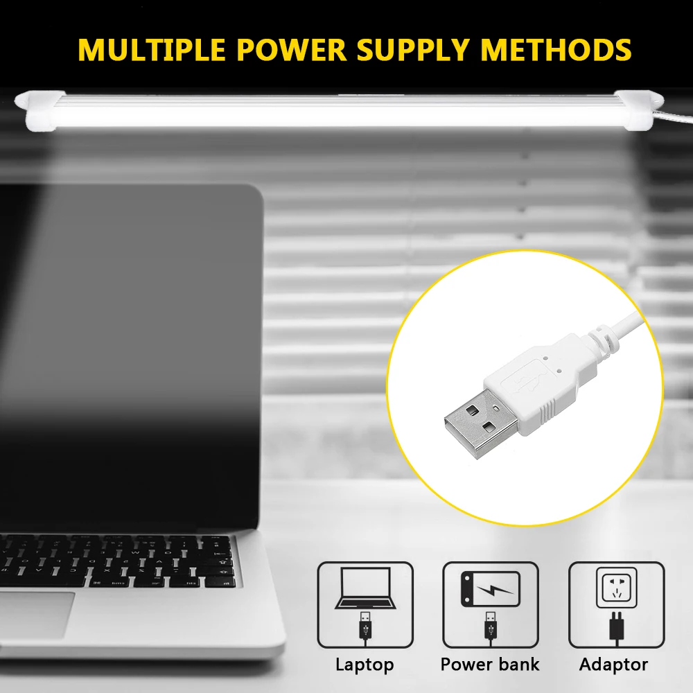 32CM 5W USB LED Rigid Strip Bar Tube Light Kitchen Cupboard Under Cabinet Lamp with Switch
32CM 5W USB LED Rigid Strip Bar Tube Light Kitchen Cupboard Under Cabinet Lamp with Switch