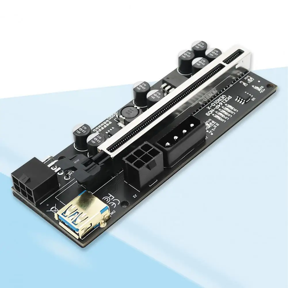 Практичный переходник 010-X PCIE 1x на 16x, плата адаптера, графическая плата расширения, удобные компьютерные аксессуары 
Практичный переходник 010-X PCIE 1x на 16x, плата адаптера, графическая плата расширения, удобные компьютерные аксессуары