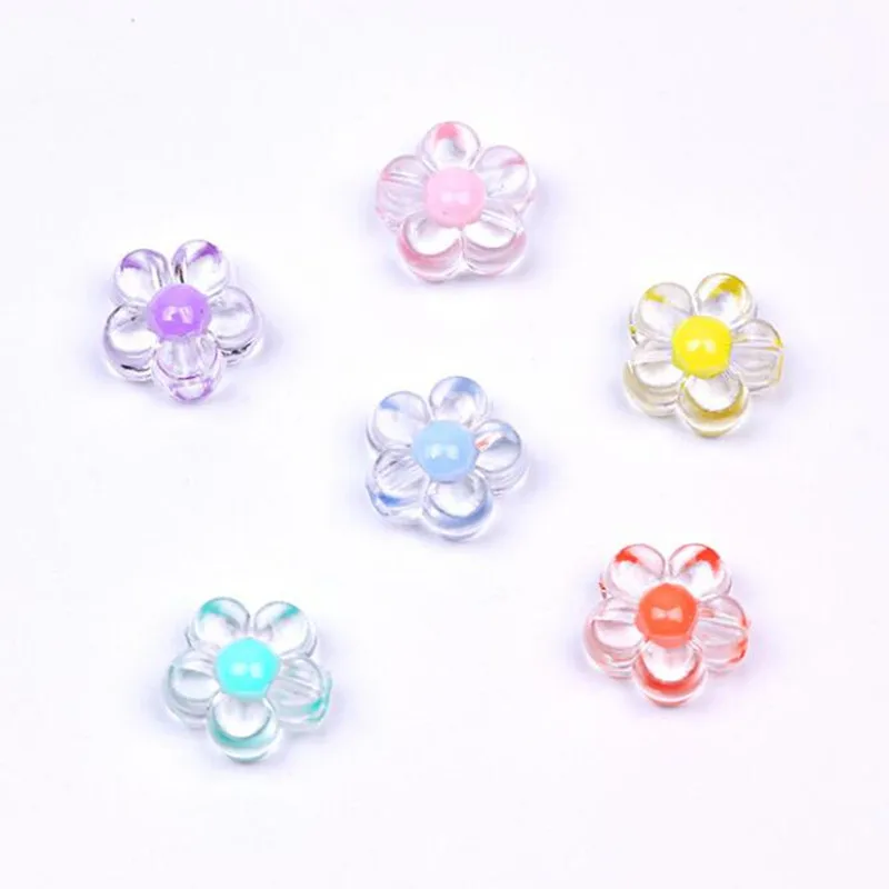 Fashion 12MM Mix Color DIY Loose Flower Clear Acrylic Beads Popular Accessory 100 Pieces y15778
Fashion 12MM Mix Color DIY Loose Flower Clear Acrylic Beads Popular Accessory 100 Pieces y15778