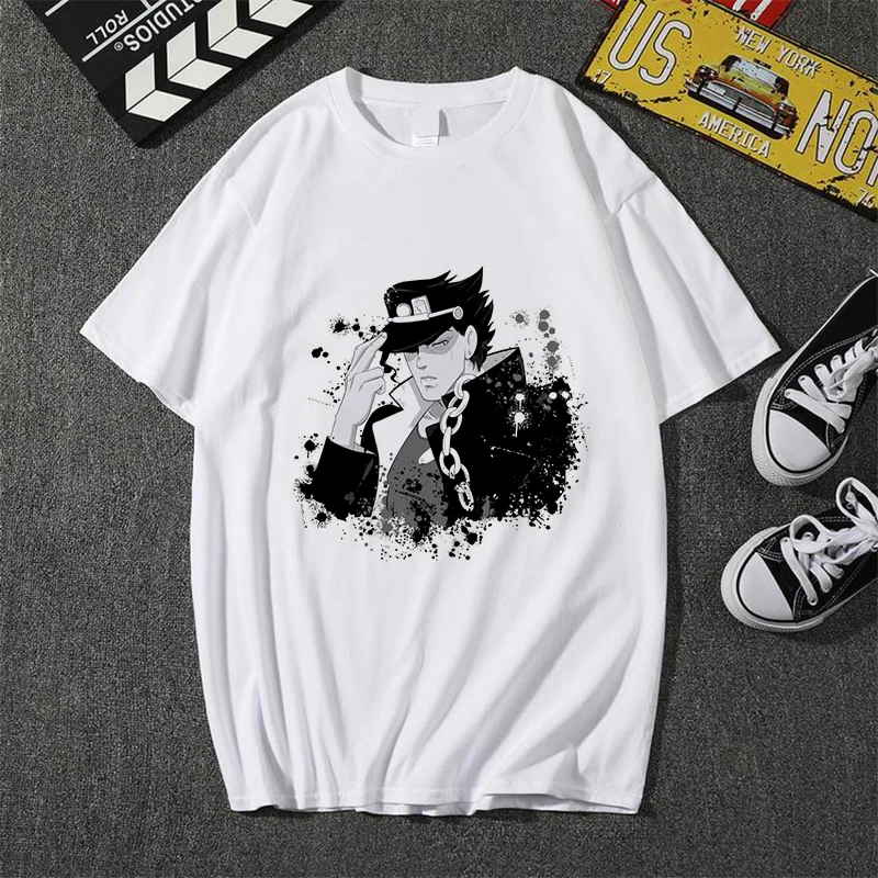 New Cool Men/Women T shirt Jojo Bizarre Graphic Print Adventure Cool Japanese Anime Style Soft Plus-Size Cool Tee Top
New Cool Men/Women T shirt Jojo Bizarre Graphic Print Adventure Cool Japanese Anime Style Soft Plus-Size Cool Tee Top