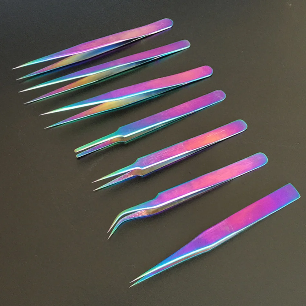 5Pcs Multi-Purpose Tweezers Stainless Steel Tweezers Grafting Eyelashes Electroplating Tweezers
5Pcs Multi-Purpose Tweezers Stainless Steel Tweezers Grafting Eyelashes Electroplating Tweezers