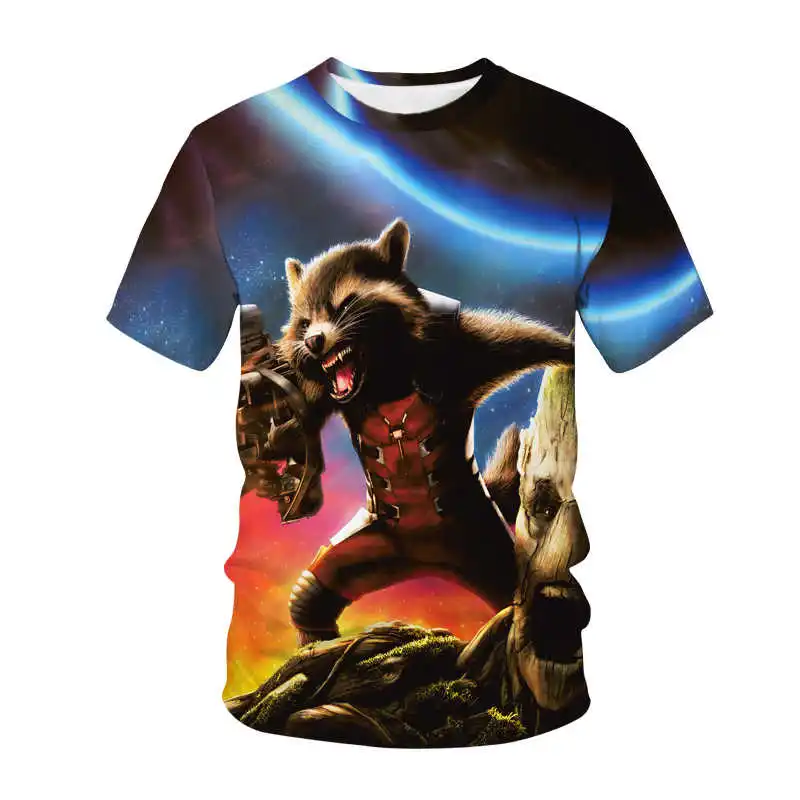 3D Print Men's T-Shirt Anime Groot Guardians Of The Galaxy Fashion Tops Summer Women Tees Unisex Kids Boys Clothes O-Neck Tshirt
3D Print Men's T-Shirt Anime Groot Guardians Of The Galaxy Fashion Tops Summer Women Tees Unisex Kids Boys Clothes O-Neck Tshirt