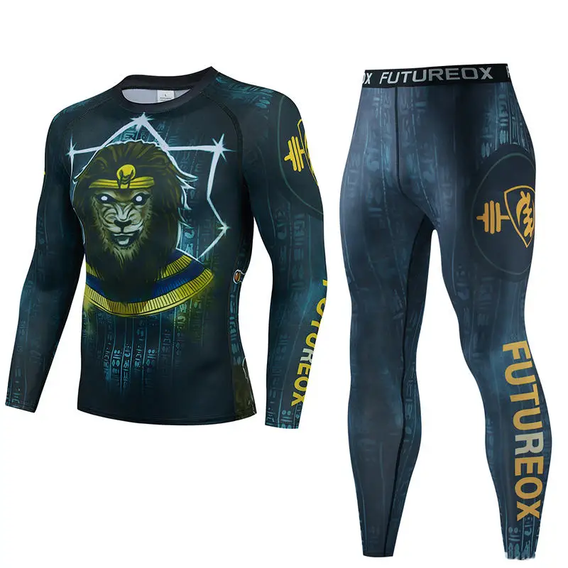 Men's Muay Thai Men MMA Kickboxing Sport Suit BJJ Rashguard T Shirts Rash Guard Fitness Tracksuit Boxing Jersey Running Set 56
Men's Muay Thai Men MMA Kickboxing Sport Suit BJJ Rashguard T Shirts Rash Guard Fitness Tracksuit Boxing Jersey Running Set 56