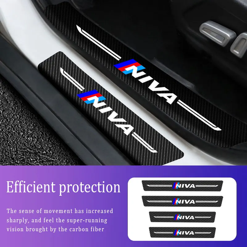 4Pcs Car Stickers Car Threshold For Lada NIVA 2010-2021 Anti Scratch Door Sill Protector Protection Carbon Fiber Car Stylin
4Pcs Car Stickers Car Threshold For Lada NIVA 2010-2021 Anti Scratch Door Sill Protector Protection Carbon Fiber Car Stylin