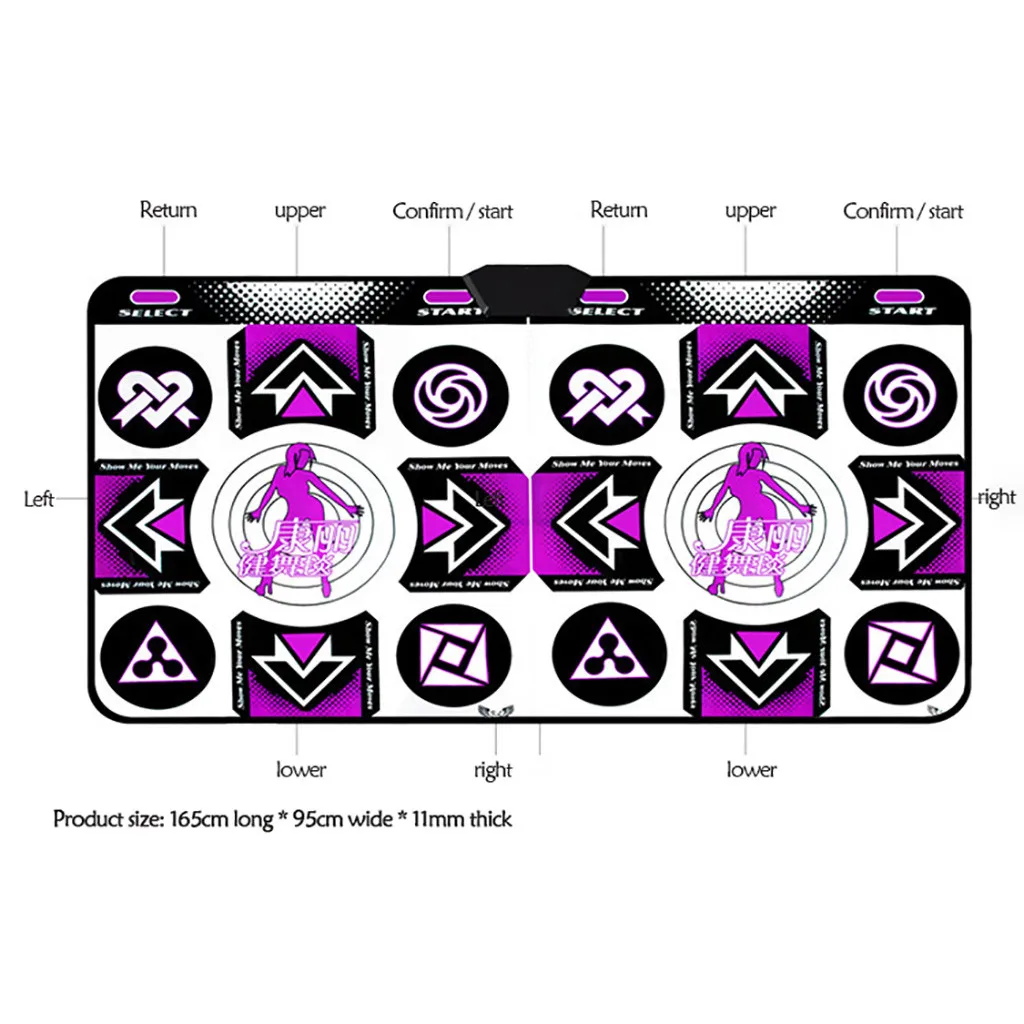 Kids toys for women Double user body-sensitive game mat Dance Mats Non-Slip Dance blanket Step Pads Sense Game English for PC TV
Kids toys for women Double user body-sensitive game mat Dance Mats Non-Slip Dance blanket Step Pads Sense Game English for PC TV