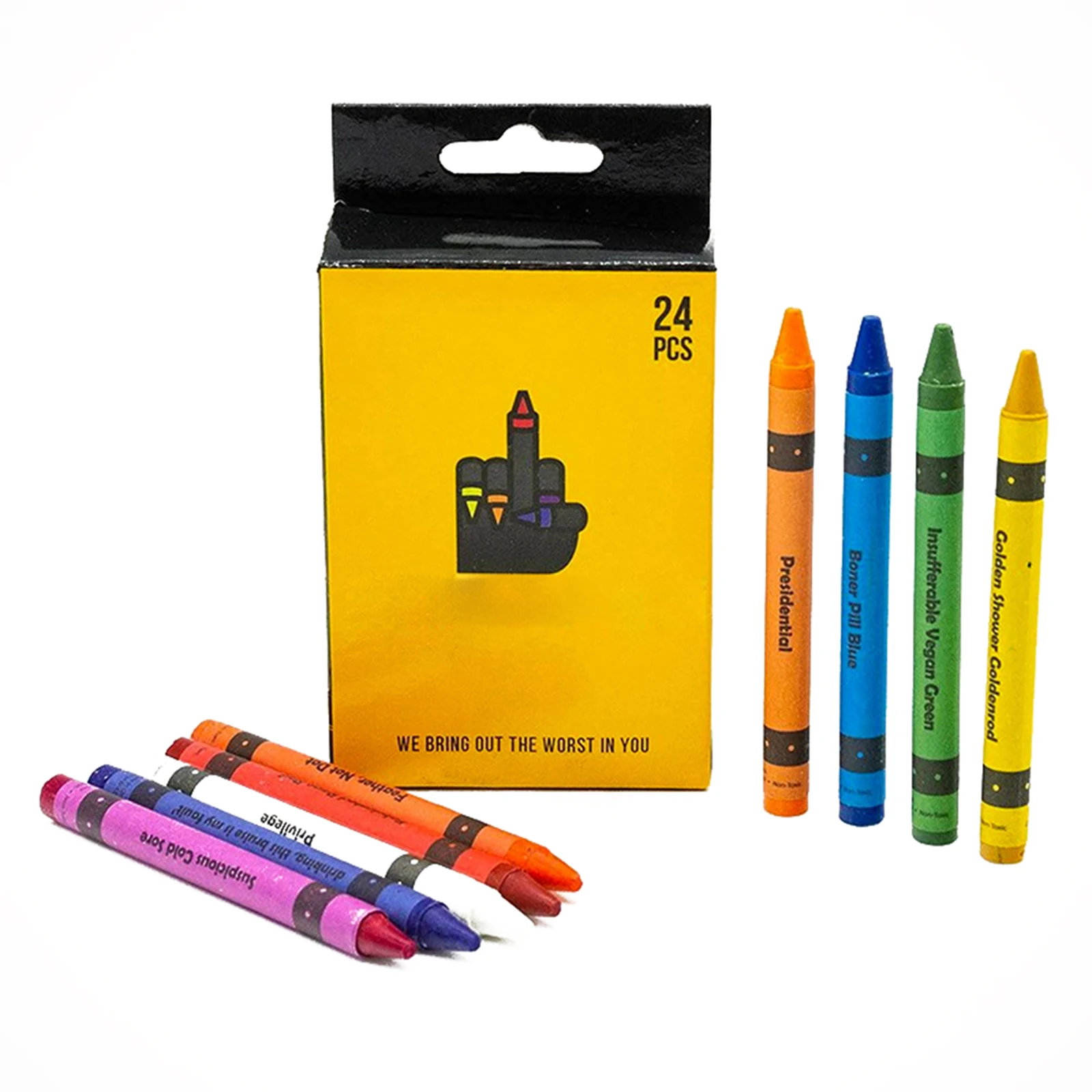 24 Count Non Toxic Crayons Easy to Hold Color Pen Safe for Children Kids Boy Girl UY8
24 Count Non Toxic Crayons Easy to Hold Color Pen Safe for Children Kids Boy Girl UY8