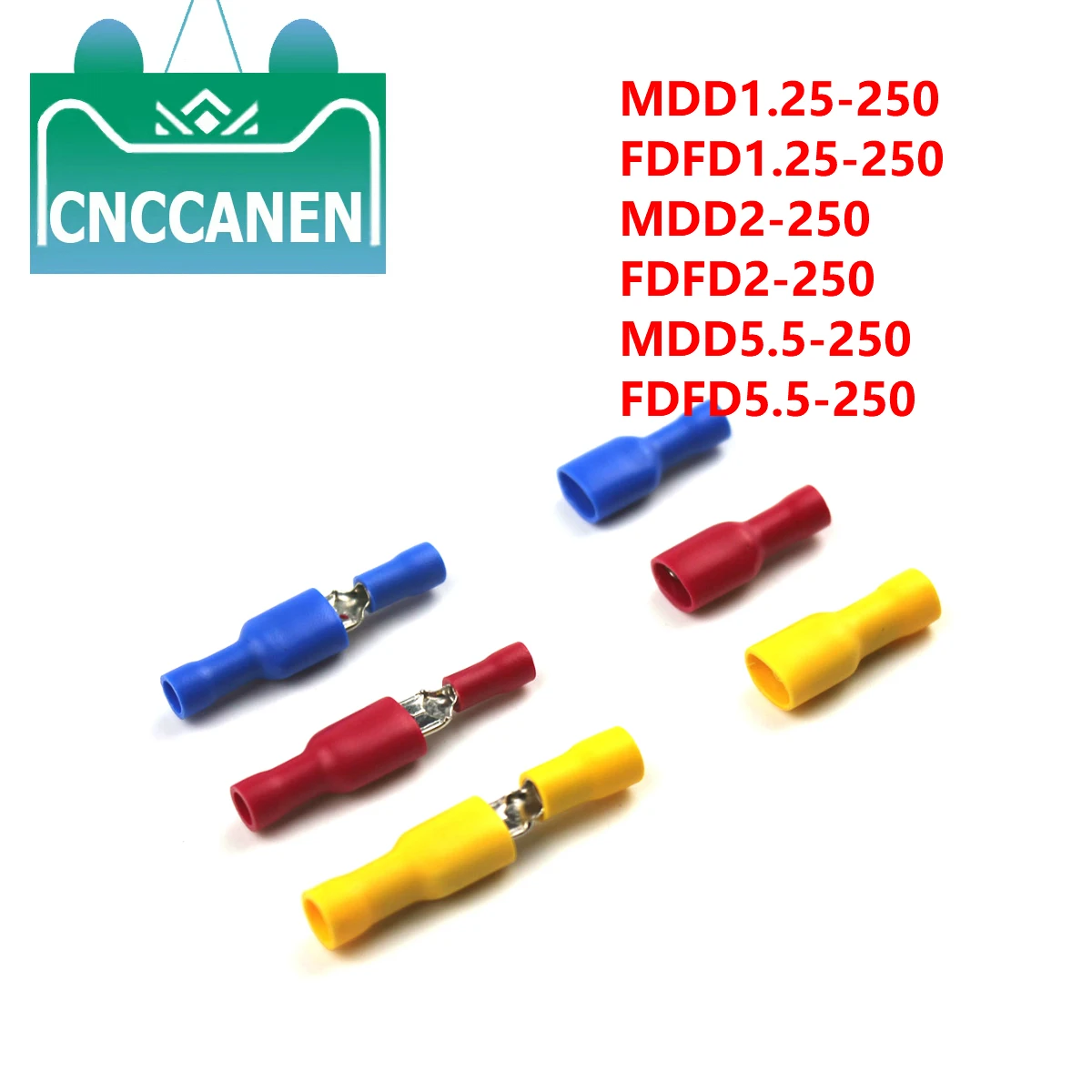 22-16AWG 16-14AWG 12-10AWG FDFD1.25/2/5.5-250 MDD1.25/2/5.5-250 Red Blue Yellow Female Male Insulated Spade Crimp Terminals
22-16AWG 16-14AWG 12-10AWG FDFD1.25/2/5.5-250 MDD1.25/2/5.5-250 Red Blue Yellow Female Male Insulated Spade Crimp Terminals