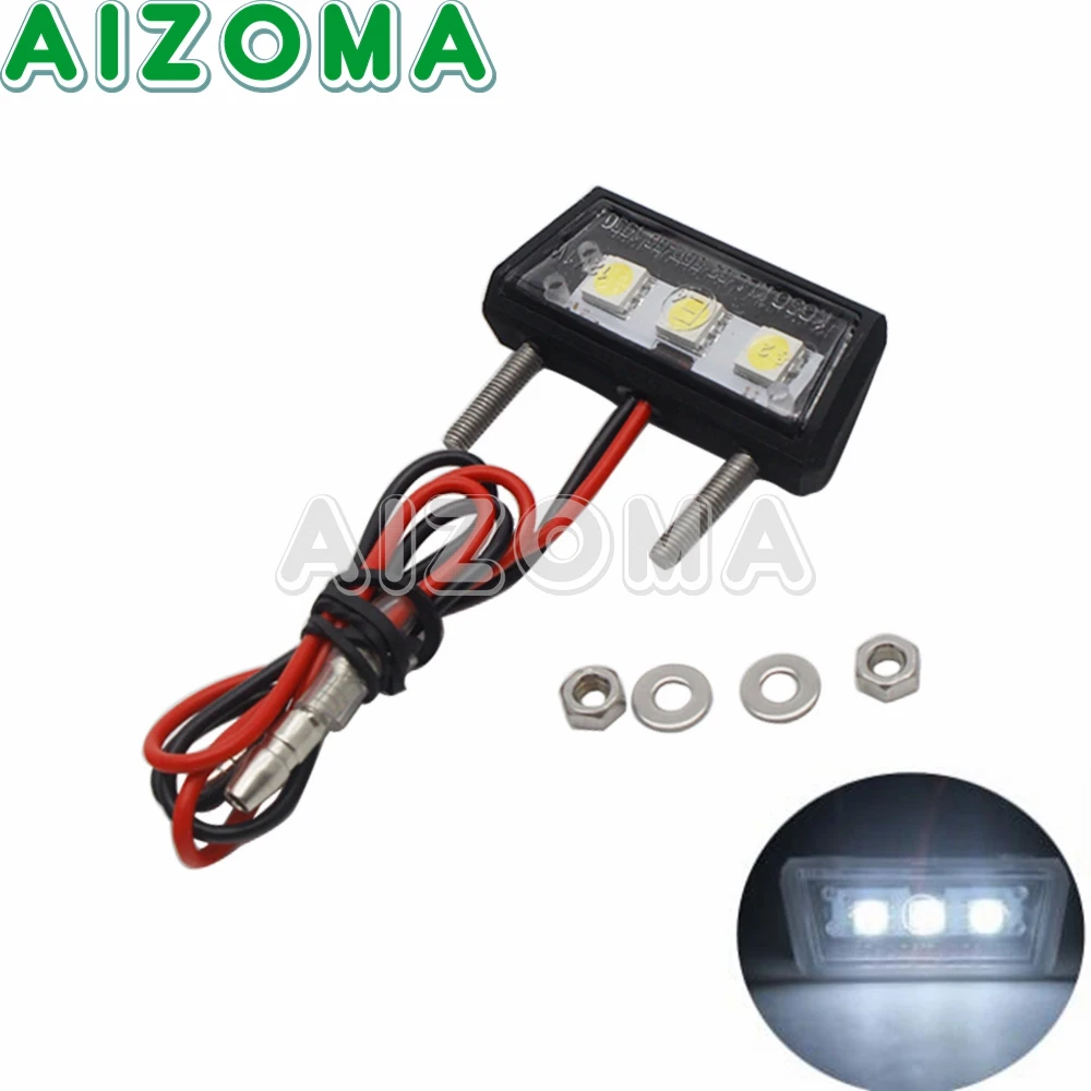 12V Motorcycle LED Tail Rear Light Number Plate Lamps Motorbike License Plate Light for Honda Yamaha Suzuki Kawasaki
12V Motorcycle LED Tail Rear Light Number Plate Lamps Motorbike License Plate Light for Honda Yamaha Suzuki Kawasaki