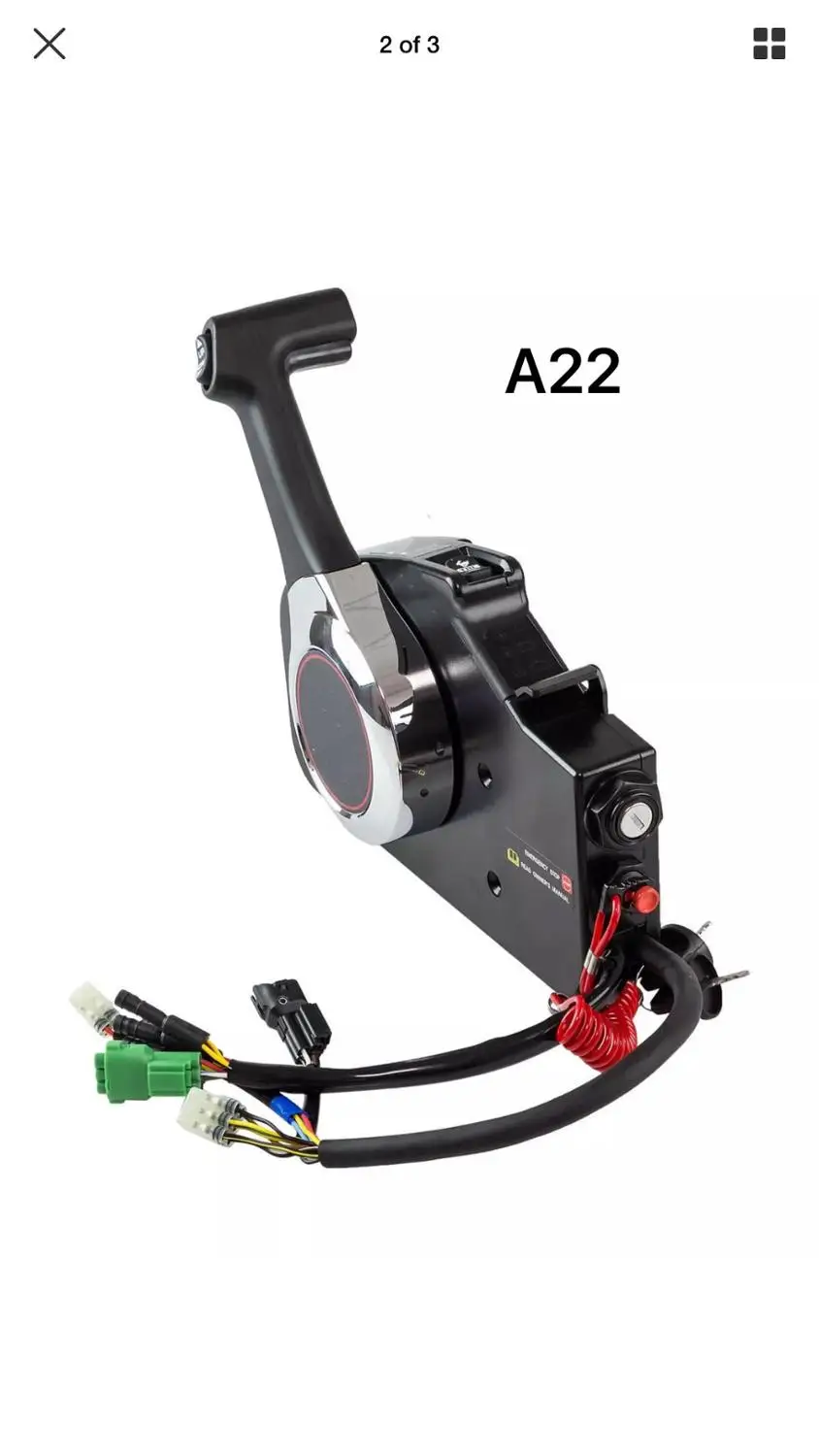 

Подвесной пульт дистанционного управления дроссельной заслонкой для бокового крепления Honda 24800-ZZ5-A22 с скоростью холостого хода