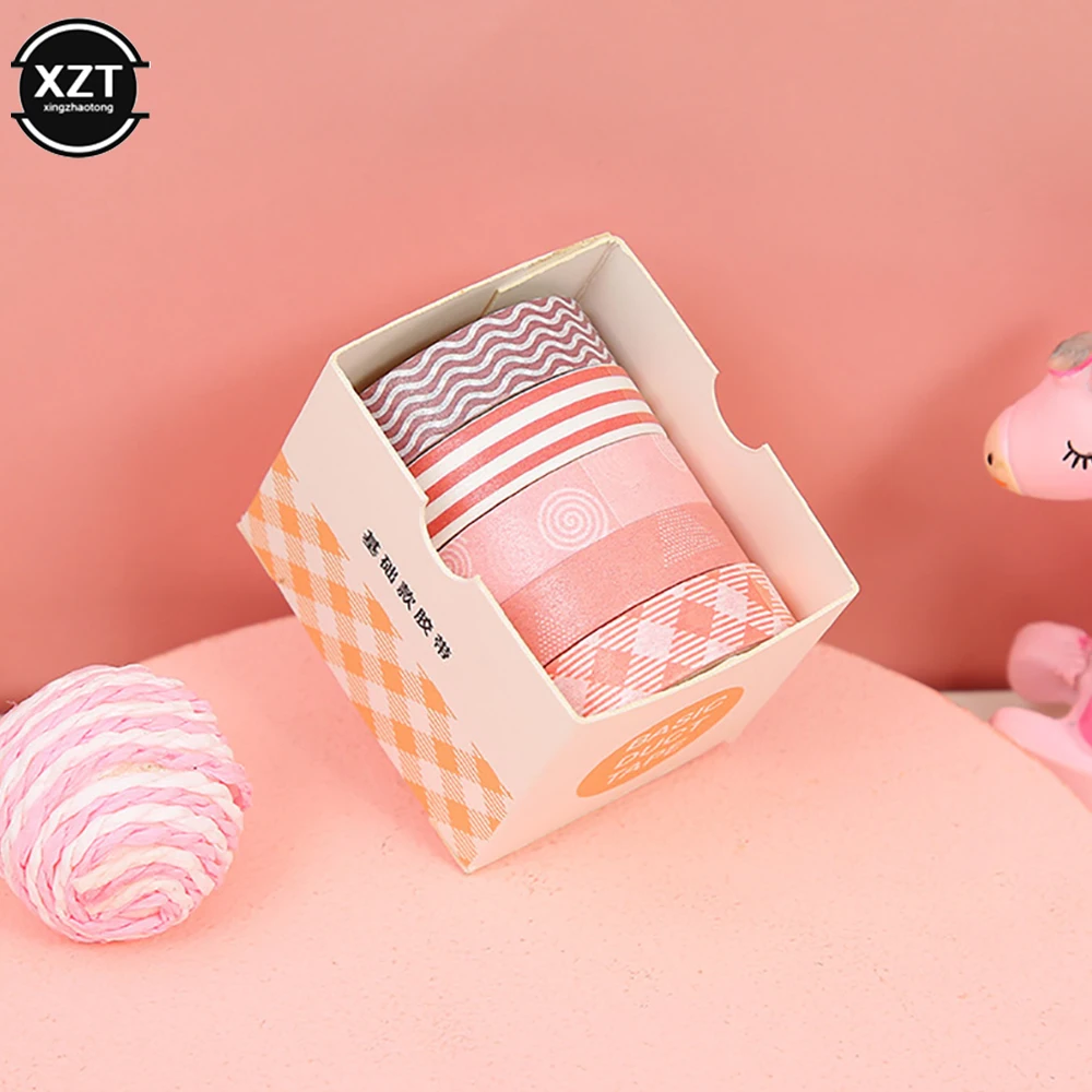 5Rolls/box Of New Solid Color Salt Paper Tape Decorative Masking Tape Cute Scrapbook Tape Student Basic Diary Decorative Sticker
5Rolls/box Of New Solid Color Salt Paper Tape Decorative Masking Tape Cute Scrapbook Tape Student Basic Diary Decorative Sticker