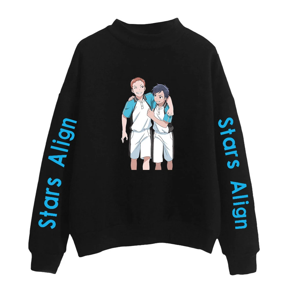 Frdun 2021 толстовка с высоким воротником для мужчин и женщин с аниме-звездами, выровненным 2D принтом, Повседневная водолазка, одежда
Frdun 2021 толстовка с высоким воротником для мужчин и женщин с аниме-звездами, выровненным 2D принтом, Повседневная водолазка, одежда
