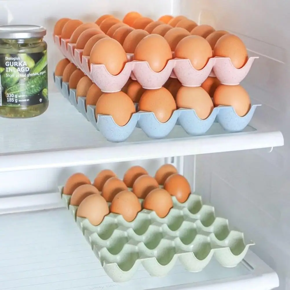 24 Grid Kitchen Fridge Egg Racks Box Refrigerator Storing Storage Egg Plastic Container Container Egg Organizer Holder Case W4K1
24 Grid Kitchen Fridge Egg Racks Box Refrigerator Storing Storage Egg Plastic Container Container Egg Organizer Holder Case W4K1