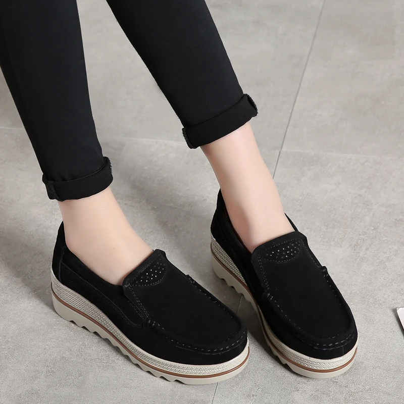 Women Spring Flats Shoes Platform Slip On Flats Heels Sneakers 2021 Womens Suede Leather Ladies Loafers Moccasins Casual Shoes
Women Spring Flats Shoes Platform Slip On Flats Heels Sneakers 2021 Womens Suede Leather Ladies Loafers Moccasins Casual Shoes