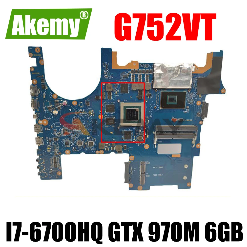 Akemy For ASUS ROG G752V G752VT Laptop Motherboard G752VY MAINBOARD Test OK W/ I7-6700HQ + GTX 970M 6GB GPU !!!
Akemy For ASUS ROG G752V G752VT Laptop Motherboard G752VY MAINBOARD Test OK W/ I7-6700HQ + GTX 970M 6GB GPU !!!