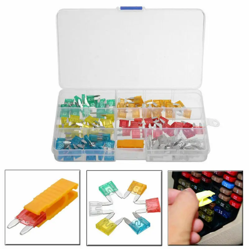 120 pcs Low Profile Mini Size Blade Fuse Assortment Set Auto Car Truck Fuses
120 pcs Low Profile Mini Size Blade Fuse Assortment Set Auto Car Truck Fuses