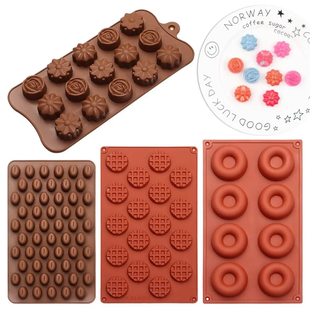 3D DIY Chocolate Making Silicone Mold Reusable Non-Stick Pastry Mould Baking Pan Fondant Soap Cake Candy Molds Kitchen Accessory 
3D DIY Chocolate Making Silicone Mold Reusable Non-Stick Pastry Mould Baking Pan Fondant Soap Cake Candy Molds Kitchen Accessory