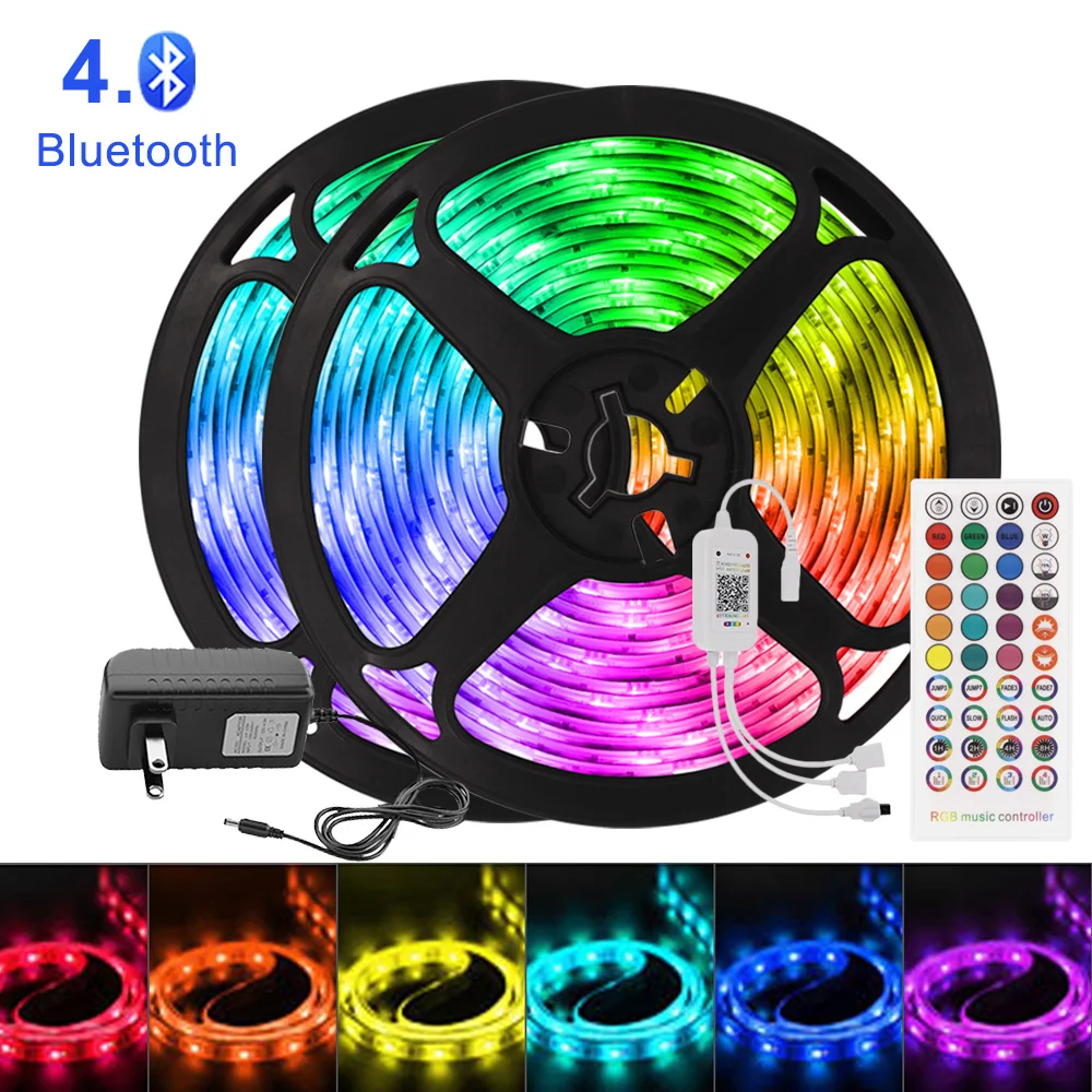 RGB Led Strip 5050 Holiday Home Decorative Led Lights Bluetooth Control Music Sync Led Night Light 10M 15M 20M Indoor Lighting 
RGB Led Strip 5050 Holiday Home Decorative Led Lights Bluetooth Control Music Sync Led Night Light 10M 15M 20M Indoor Lighting