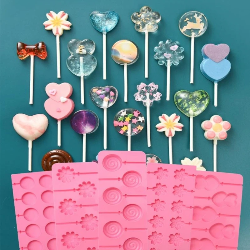 Cute Flower Round Silicone Lollipop Molds Jelly and Candy Molds Cake Mold Variety Shapes Cake Decorating Form Silicone Bakeware
Cute Flower Round Silicone Lollipop Molds Jelly and Candy Molds Cake Mold Variety Shapes Cake Decorating Form Silicone Bakeware