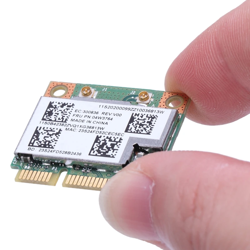 BCM943228HMB Dual Band WIFI Wireless Bluetooth 4.0 MINI PCI-E Card for IBM Lenovo E430 E431
BCM943228HMB Dual Band WIFI Wireless Bluetooth 4.0 MINI PCI-E Card for IBM Lenovo E430 E431