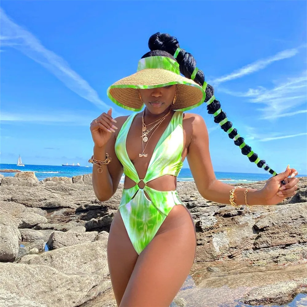 2021 new swimsuit One Piece Bikini tie dyed one piece swimsuit
2021 new swimsuit One Piece Bikini tie dyed one piece swimsuit