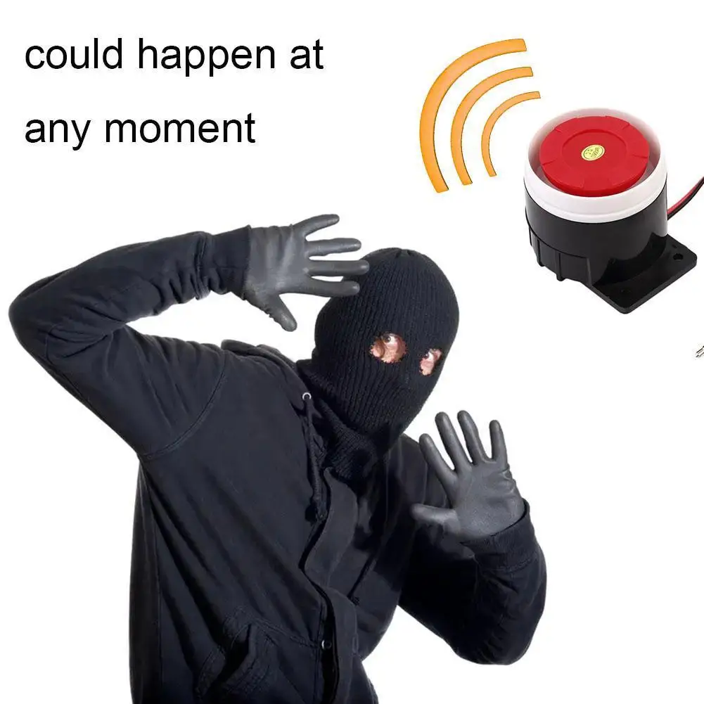 Громкая внутренняя сирена 120 дБ, сигнализация, проводной прочный сигнал, аксессуары для домашней безопасности, товары для дома 12 В, DC K2O1 
Громкая внутренняя сирена 120 дБ, сигнализация, проводной прочный сигнал, аксессуары для домашней безопасности, товары для дома 12 В, DC K2O1