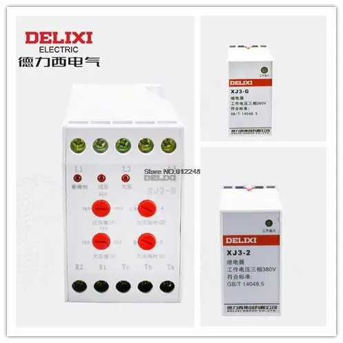 DELIXI XJ3-G XJ3-D XJ3-2 sequence and on-off protection relay XJ3-D AC380V overvoltage and undervoltage protection
DELIXI XJ3-G XJ3-D XJ3-2 sequence and on-off protection relay XJ3-D AC380V overvoltage and undervoltage protection