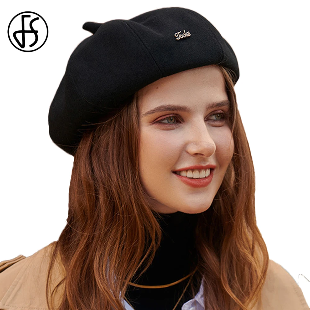 FS Korean Casual Woolen Artist Bud Berets Hat Women Ladies Female Autumn Winter Painter Hats Metal Logo Pumpkin Octagonal Caps
FS Korean Casual Woolen Artist Bud Berets Hat Women Ladies Female Autumn Winter Painter Hats Metal Logo Pumpkin Octagonal Caps