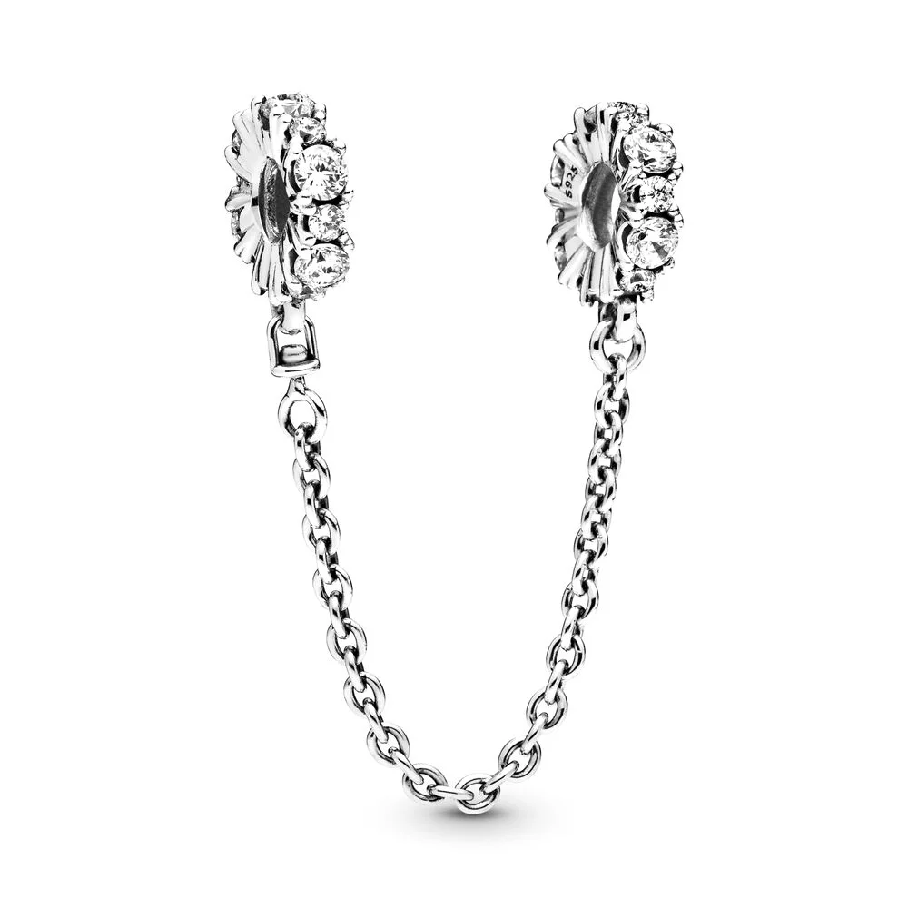 NEW 2019 100% 925 Sterling Silver Winter Clear Safety Chain Charm Fit DIY Women Bracelet Original Fashion Jewelry Gift
NEW 2019 100% 925 Sterling Silver Winter Clear Safety Chain Charm Fit DIY Women Bracelet Original Fashion Jewelry Gift