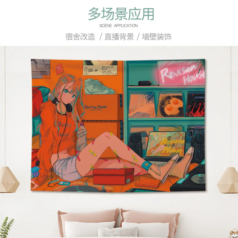Cute Tapestry Wall Hanging Wall Decor Cloth Kawaii Cute Girl Tapestries Bedside Bedroom Backdrop Wall Curtain Macrame Tapestry
Cute Tapestry Wall Hanging Wall Decor Cloth Kawaii Cute Girl Tapestries Bedside Bedroom Backdrop Wall Curtain Macrame Tapestry