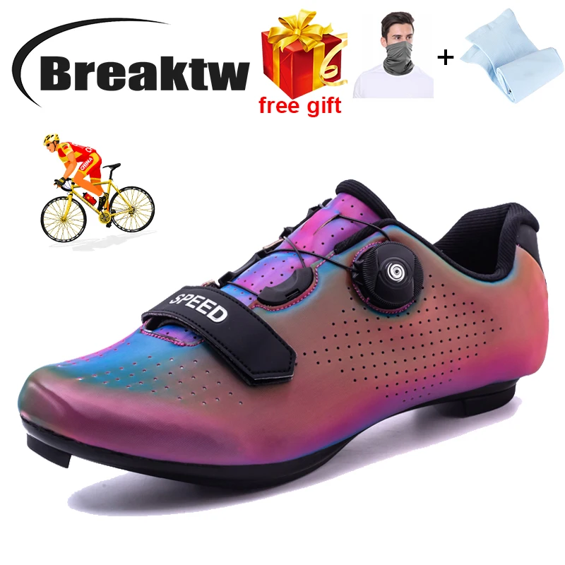 New Fashion Couple Night Vision Colorful Reflective Bicycle Shoe Without Lock Rubber Non-slip Wear-resistant BicycleRiding Shoes
New Fashion Couple Night Vision Colorful Reflective Bicycle Shoe Without Lock Rubber Non-slip Wear-resistant BicycleRiding Shoes