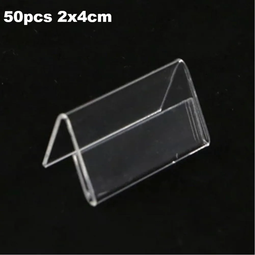 1 Set40pcs /50pcs 2x4cm Acrylc Sign Display Stand Price Of Business Card Label Label Stand Board Display Tools Nail Art Display
1 Set40pcs /50pcs 2x4cm Acrylc Sign Display Stand Price Of Business Card Label Label Stand Board Display Tools Nail Art Display