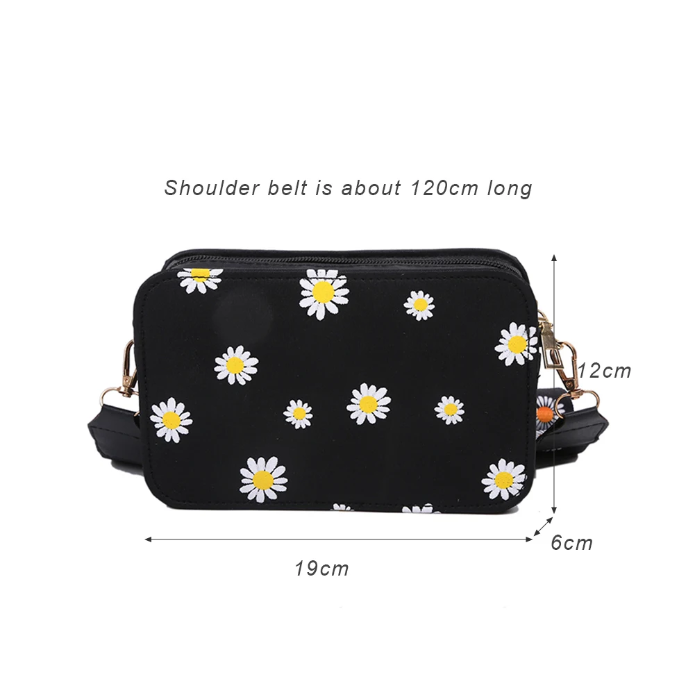 Small Fresh PU Leather Shoulder Bags Women Girls Floral Printed Zipper Women's Casual Messenger Bags Crossbody Bags
Small Fresh PU Leather Shoulder Bags Women Girls Floral Printed Zipper Women's Casual Messenger Bags Crossbody Bags