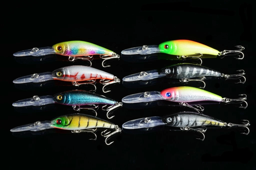 1 шт. Высотка каблука 10 см/7 8g длинная губа Minnow приманок для рыбалки в море