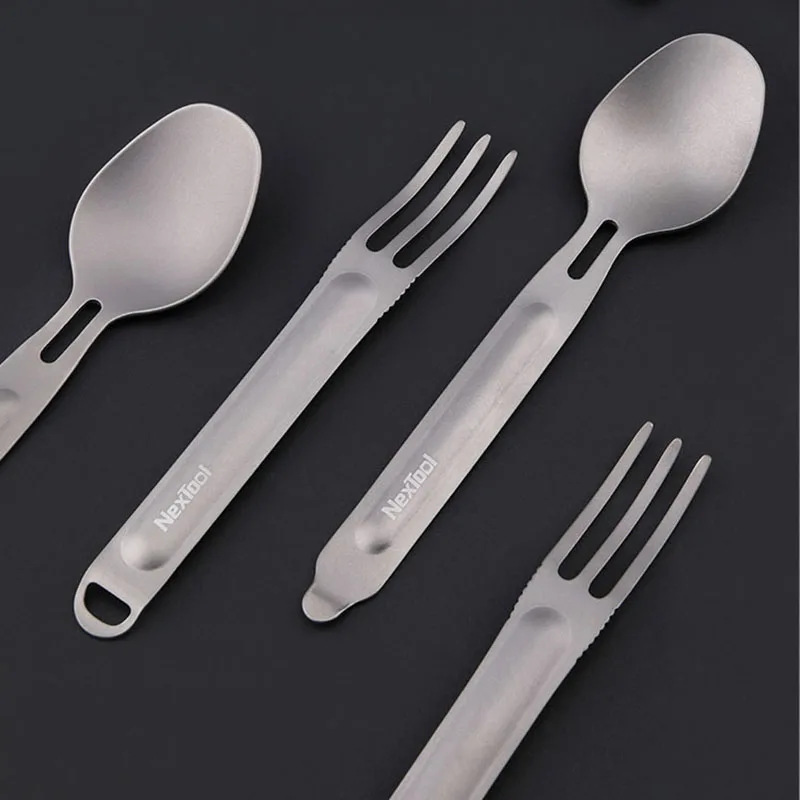 NexTool Fork Spoon 2-in-1 Pure Titanium Detachable Portable Outdoor Sports Camping Picnic Tableware Healthy Convenien
NexTool Fork Spoon 2-in-1 Pure Titanium Detachable Portable Outdoor Sports Camping Picnic Tableware Healthy Convenien