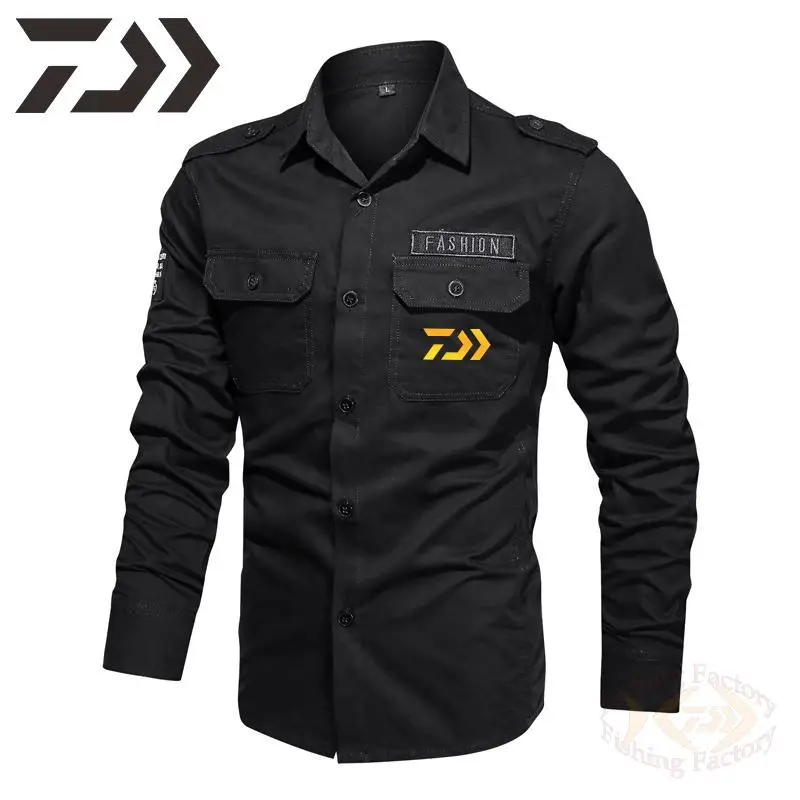New Daiwa Fishing Clothing Men Plus Size Casual Solid Outdoor Fishing Clothes Spring Autumn Breathable Full Sleeve Fishing Shirt
New Daiwa Fishing Clothing Men Plus Size Casual Solid Outdoor Fishing Clothes Spring Autumn Breathable Full Sleeve Fishing Shirt