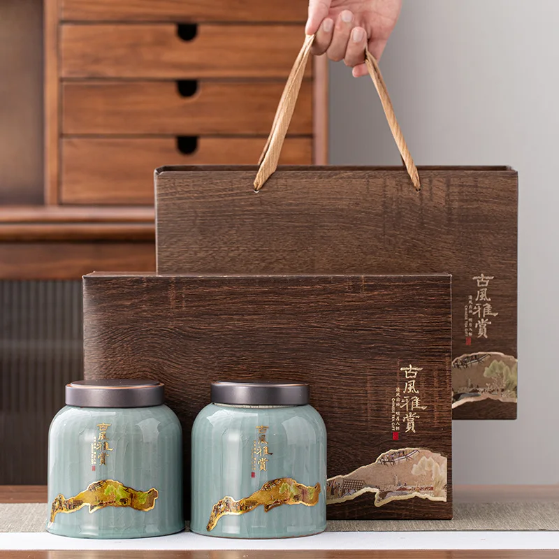 Small Retro Ceramics Tea Caddy Gift Box Tea Storage Box Tea Jar Candy Jar Container Storage Box Thee Doosjes Tea Accessories
Small Retro Ceramics Tea Caddy Gift Box Tea Storage Box Tea Jar Candy Jar Container Storage Box Thee Doosjes Tea Accessories