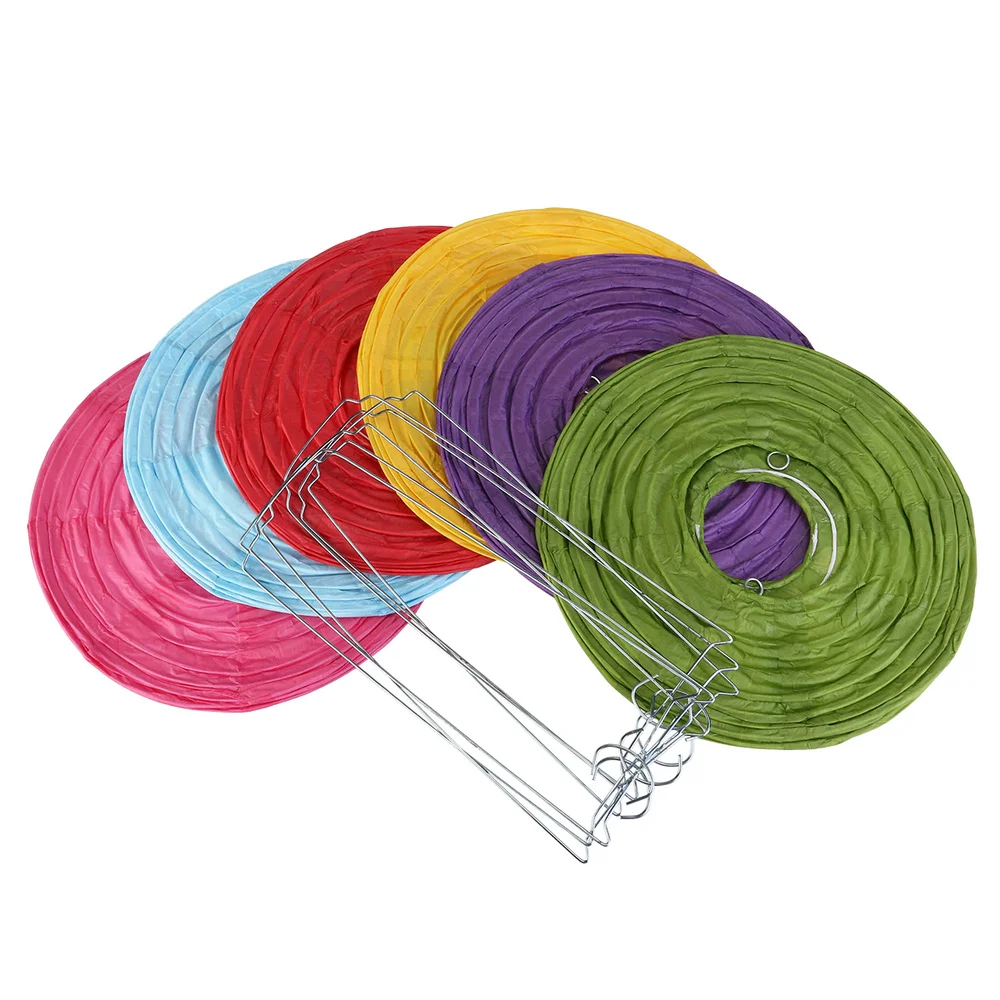 WINOMO 12pcs 6 Colors 25cm Round Paper Lanterns with Wire Ribbing (Red+Light Green+Rose Red+Sky Blue+Dark Purple+Yellow)
WINOMO 12pcs 6 Colors 25cm Round Paper Lanterns with Wire Ribbing (Red+Light Green+Rose Red+Sky Blue+Dark Purple+Yellow)