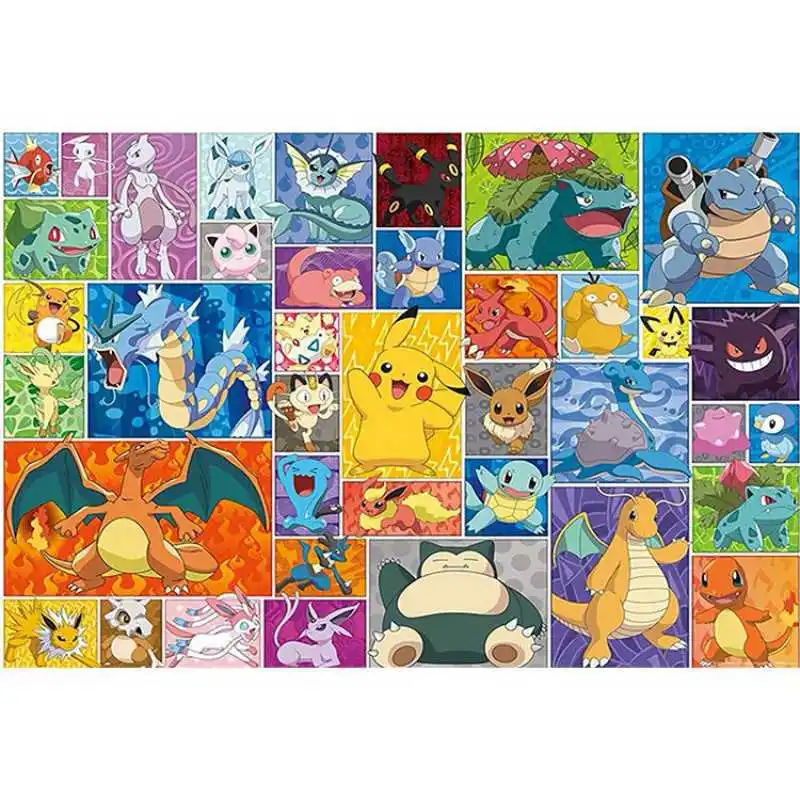 Pikachu puzzle Snorlax Squirtle Charmander Eevee Mewtwo pokemon jigsaw puzzle 300 1000 pieces adult educational toys kids wooden
Pikachu puzzle Snorlax Squirtle Charmander Eevee Mewtwo pokemon jigsaw puzzle 300 1000 pieces adult educational toys kids wooden