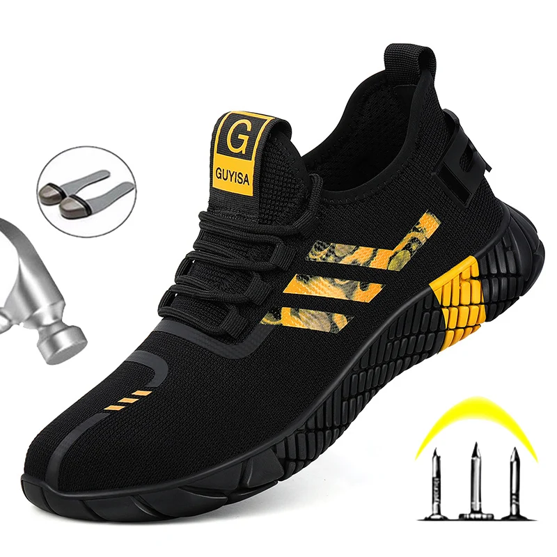 2021 Fashion Work Shoes Men's Safety Boots Breathable Work Boots Men's Safety Shoes With Steel Toe Anti-puncture Work Sneakers
2021 Fashion Work Shoes Men's Safety Boots Breathable Work Boots Men's Safety Shoes With Steel Toe Anti-puncture Work Sneakers
