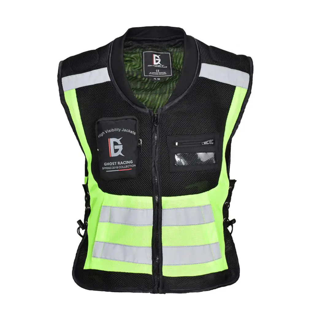 Светоотражающий мотоциклетный жилет Hi-Vis, Регулируемый жилет, пригородная куртка
Светоотражающий мотоциклетный жилет Hi-Vis, Регулируемый жилет, пригородная куртка