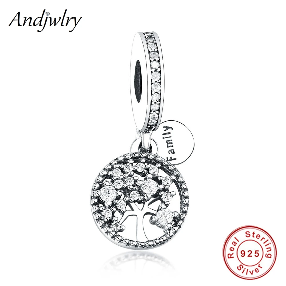 Fit Original Pandora Charm Bracelet Real 925 Sterling Silver Family Tree Dangle Charms Clear CZ Beads For Making Berloque Gift
Fit Original Pandora Charm Bracelet Real 925 Sterling Silver Family Tree Dangle Charms Clear CZ Beads For Making Berloque Gift
