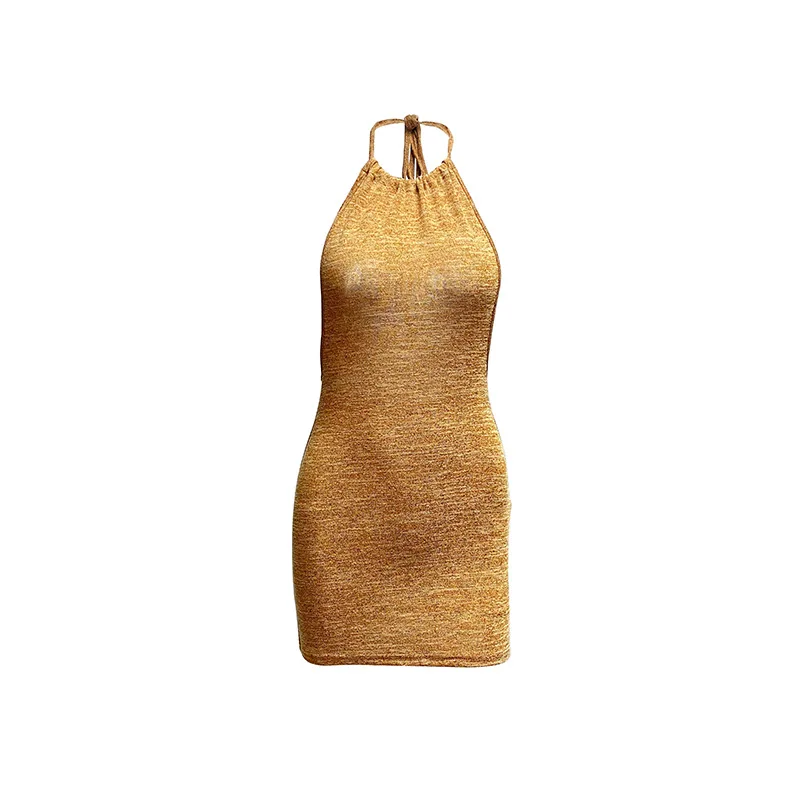 InstaHot Women Backless Halter Striped Mini Dress Knitted Vintage Casual Party Dress 2021 Summer Elegant Sleeveless Female Dress
InstaHot Women Backless Halter Striped Mini Dress Knitted Vintage Casual Party Dress 2021 Summer Elegant Sleeveless Female Dress