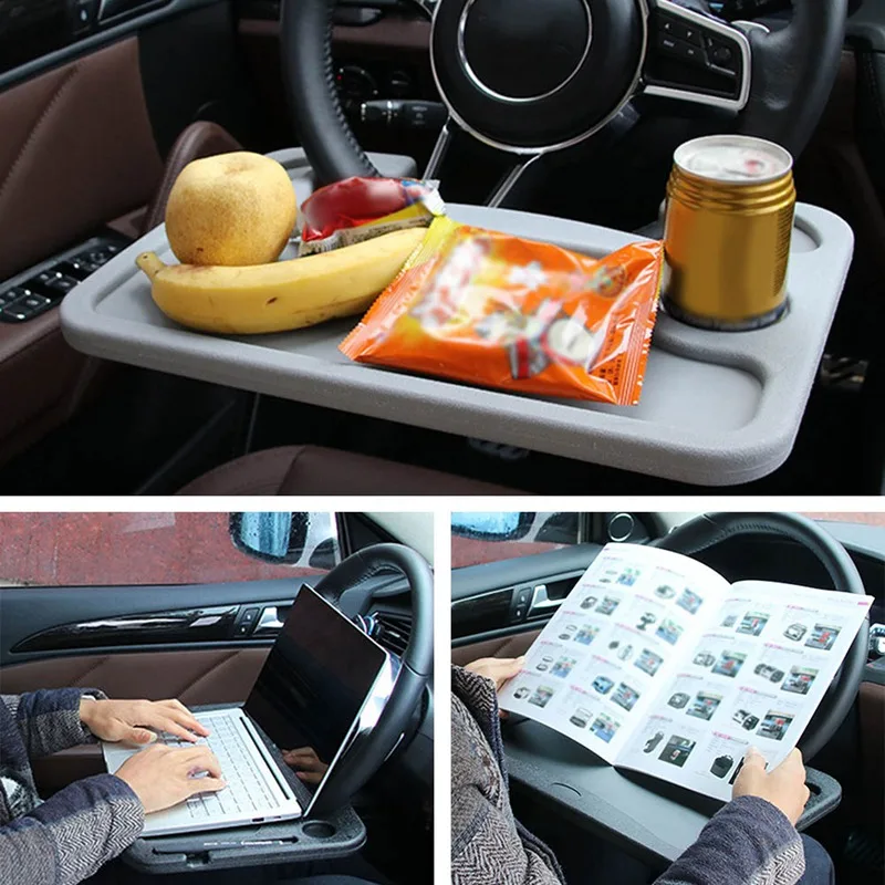 Universal Car Multi-functional Steering Wheel Desk Laptop iPad Stand Travel Table Steering Wheel Eating Tray Food Drink Holder
Universal Car Multi-functional Steering Wheel Desk Laptop iPad Stand Travel Table Steering Wheel Eating Tray Food Drink Holder