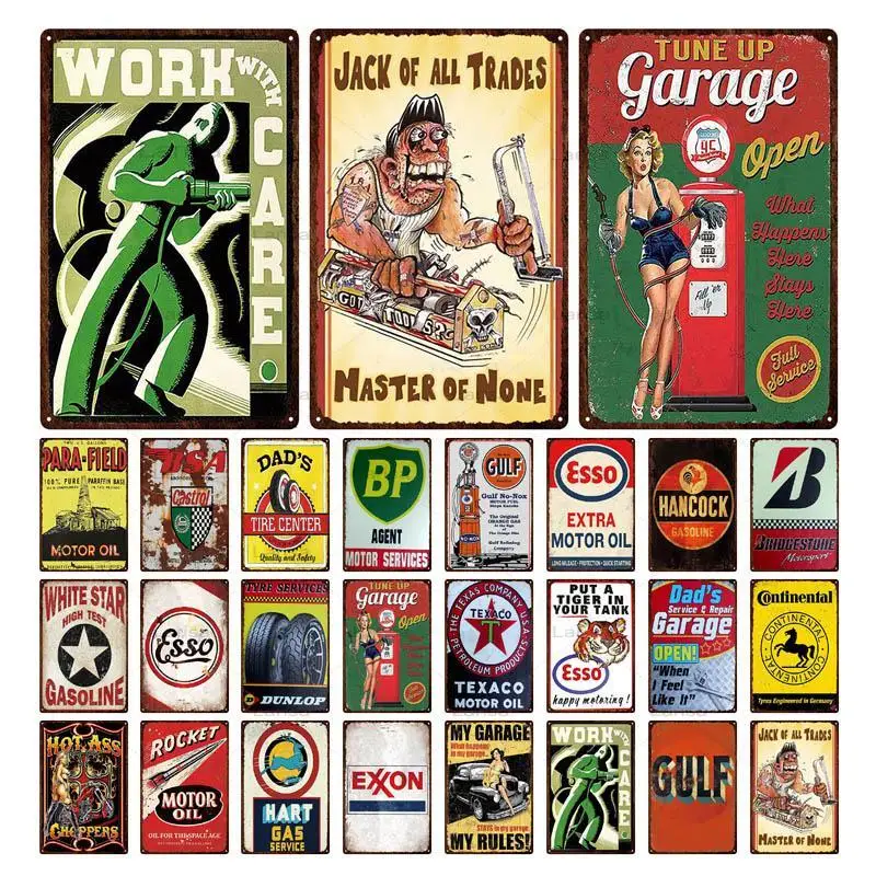 Fuel Service Vintage Plaque Tin Sign Metal Painting Wall Decor for Garage Plate Crafts Art Poster Motor Oil Wall Sticker
Fuel Service Vintage Plaque Tin Sign Metal Painting Wall Decor for Garage Plate Crafts Art Poster Motor Oil Wall Sticker