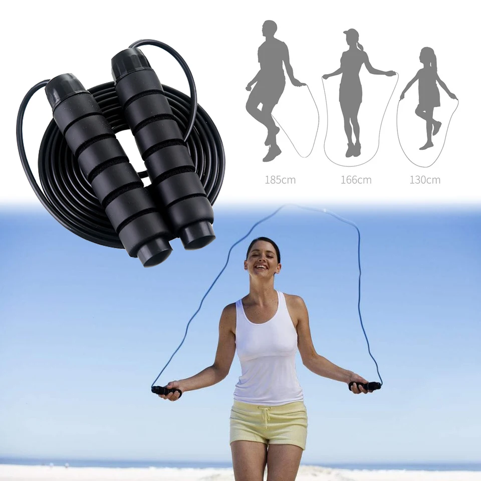 Hot Speed Jump Rope Fitness Skipping Ropes Exercise Adjustable Workout Boxing MMA Training Crossfit ProfessionalGym Equipment
Hot Speed Jump Rope Fitness Skipping Ropes Exercise Adjustable Workout Boxing MMA Training Crossfit ProfessionalGym Equipment