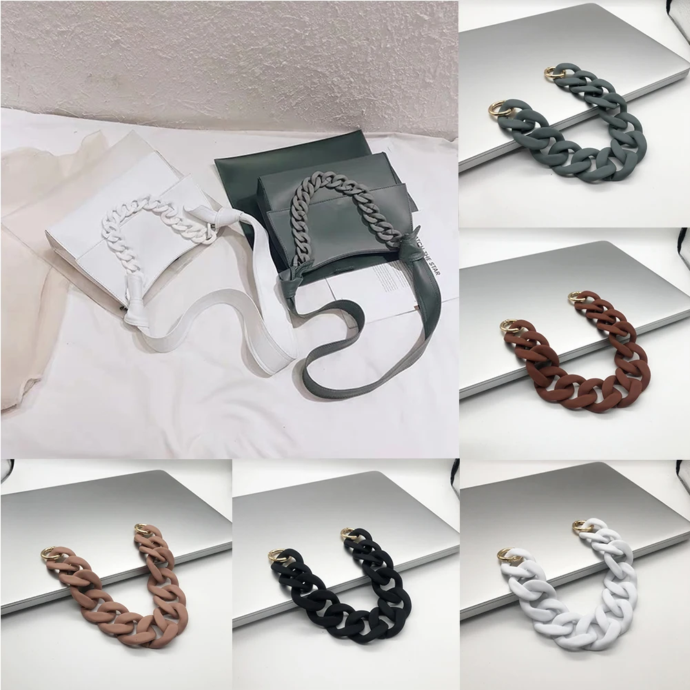 Bag Acrylic Resin Chain 1 PC Fashion Handbag Chain Detachable Bag Accessory 30cm/41cm Bag Strap Replacement Shoulder Strap
Bag Acrylic Resin Chain 1 PC Fashion Handbag Chain Detachable Bag Accessory 30cm/41cm Bag Strap Replacement Shoulder Strap