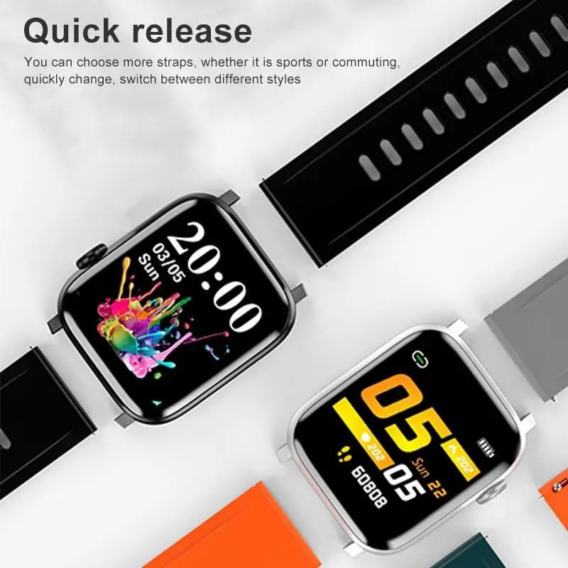 SE02 Smart Watch Men Women Sport IP68 Waterproof Heart Rate Blood Pressure Monitoring Wristwatch
SE02 Smart Watch Men Women Sport IP68 Waterproof Heart Rate Blood Pressure Monitoring Wristwatch
