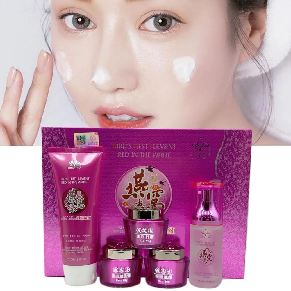 Whitening Cream Skin Care Set Moisturizing, Brightening And Rejuvenating Cosmetic Set
Whitening Cream Skin Care Set Moisturizing, Brightening And Rejuvenating Cosmetic Set